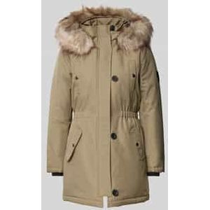 Parka met imitatiebont, model 'IRIS'