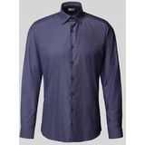 OLYMP - Level Five - Overhemd - Effen - Katoen - Matglanzende Weefstructuur