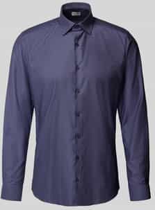 OLYMP - Level Five - Overhemd - Effen - Katoen - Matglanzende Weefstructuur
