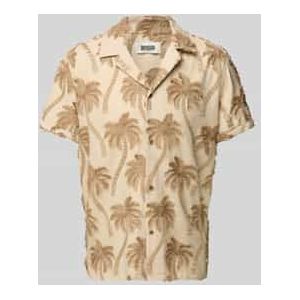 Slim fit vrijetijdsoverhemd met stitchingdetails, model 'BIJAN'