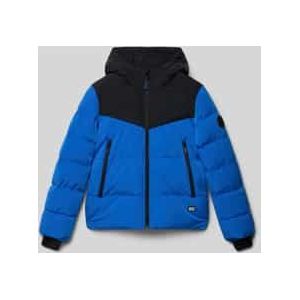 Gewatteerd jack met labelpatch, model 'BUSHWICK'