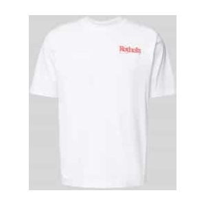 T-shirt met labelprint, model 'Retro Logo'