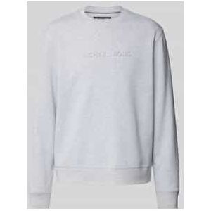 Sweatshirt met labeldetail