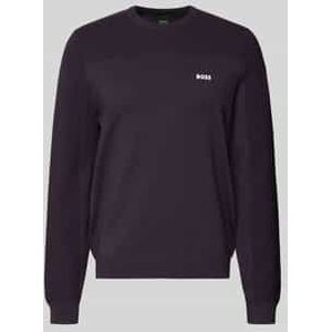 Regular fit gebreide pullover met wol, model 'MOMENTUM'
