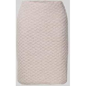 Minirok van effectgaren met structuurmotief