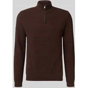 Schipperstrui met opstaande kraag