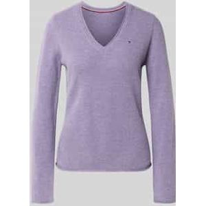 Tommy Hilfiger - Slim Fit - Gebreide Pullover - Effen/Gemêleerd - Zuivere Wol