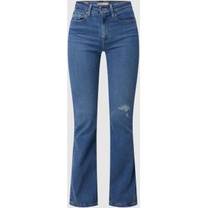 Bootcut high rise jeans met stretch, model '725'