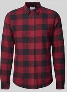 Slim fit vrijetijdsoverhemd met ruitjes