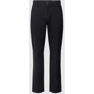 Tapered fit stoffen broek met geweven motief, model 'Osby'