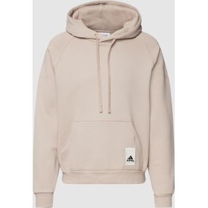 Hoodie met labelpatch