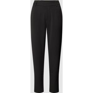 Slim fit stoffen broek met bandplooien, model 'VARONE'