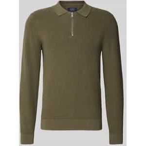 Gebreide pullover met reverskraag