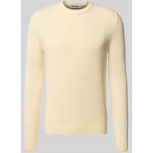 Gebreide pullover met ronde hals
