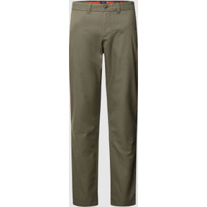 Slim fit chino met structuurmotief