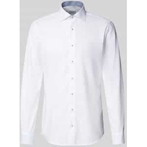 Overhemden - Wit - NON IRON - Knoopsluiting - Lange Mouwen