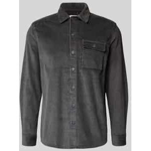 Regular fit vrijetijdsoverhemd met borstzak