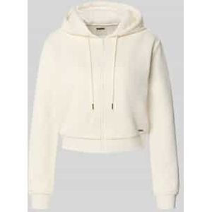 Sweatjack met capuchon, model '3D PEONY'