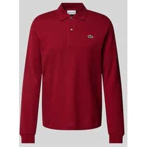 Polo Lacoste Men L1312 Longsleeve Classic Fit Bordeaux