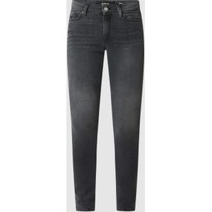 Skinny fit high waist jeans met stretch, model 'Luzien'
