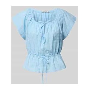 Scotch & Soda - Blouse - Regular Fit - Katoen - Structuurmotief