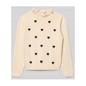 Regular fit shirt met lange mouwen in gebreide look