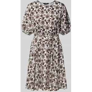 Knielange jurk van puur katoen, model 'GENERO'