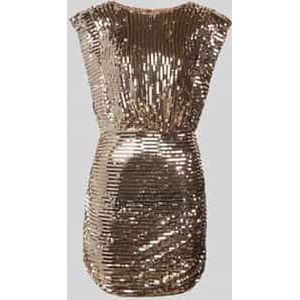 Smalle cocktailjurk met pailletten, model 'C_DILLANA'