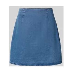 Jeansrok met bandplooien, model 'Josie'