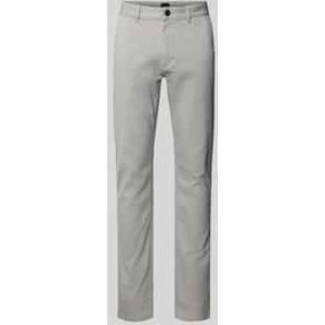 Slim fit chino van katoenmix