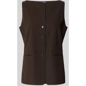 Mouwloos vest met knoopsluiting - curated by Anouk Yve