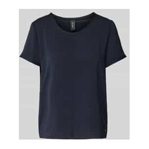 Blouseshirt met ronde hals