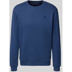 Sweatshirt met labeldetail