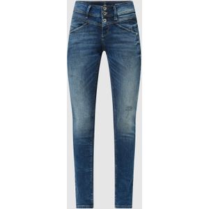 Slim fit jeans met stretch, model 'Alexa'