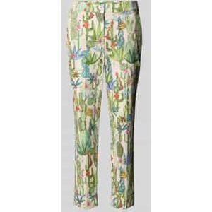 Regular fit broek in all-over look