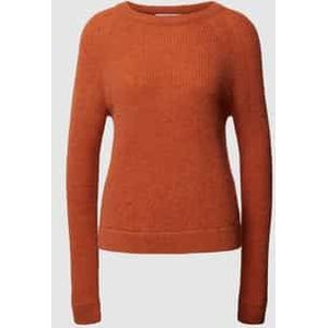 Gebreide pullover van alpacamix met ronde hals