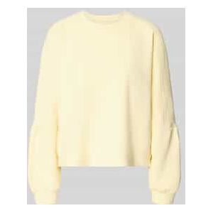 Oversized sweatshirt met ribboorden