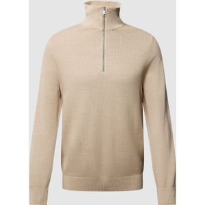 Gebreide pullover met schipperskraag