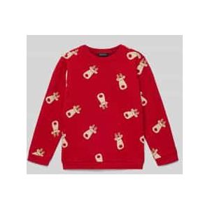 Sweatshirt met ribboorden