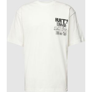 T-shirt met ronde hals en statementprint