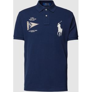 Poloshirt met patch