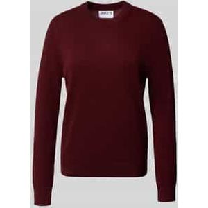 Gebreide pullover van kasjmier met ronde hals