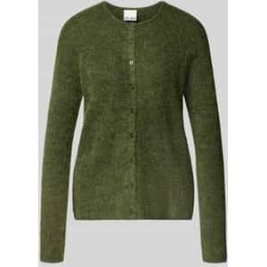 Gebreid jack met ronde hals, model 'KAMARA'