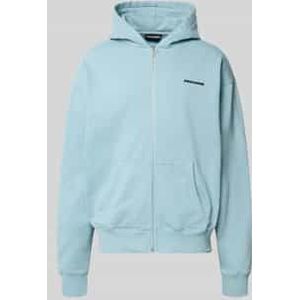 Oversized sweatjack met logo