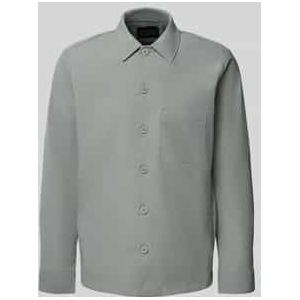 Regular fit overhemdjack met borstzak