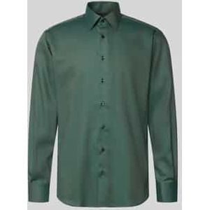 Modern fit zakelijk overhemd met knoopsluiting