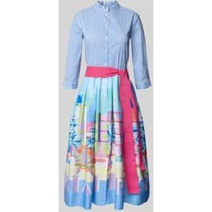 Overhemdjurk met strikceintuur