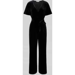Regular fit jumpsuit met V-hals