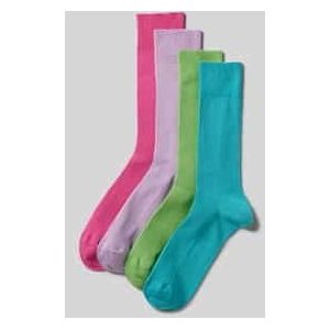 Sokken met structuurmotief in een set van 4 paar