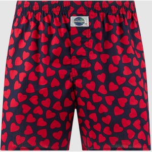 Boxershort van katoen met all-over motief